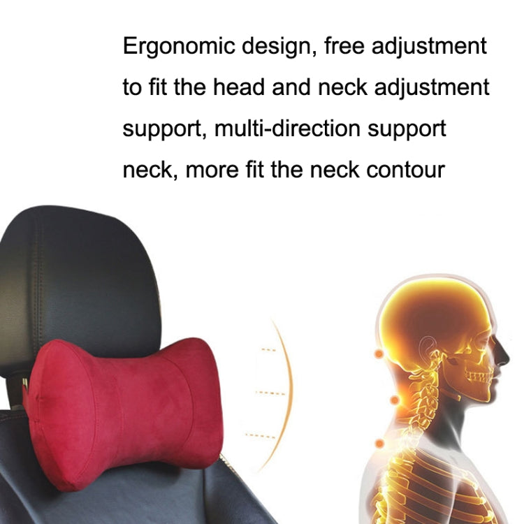 Car Memory Cotton Headrest Protective Cervical Spine Seat Sleeping Pillow(Beige) - Seat Accessories by PMC Jewellery | Online Shopping South Africa | PMC Jewellery | Buy Now Pay Later Mobicred