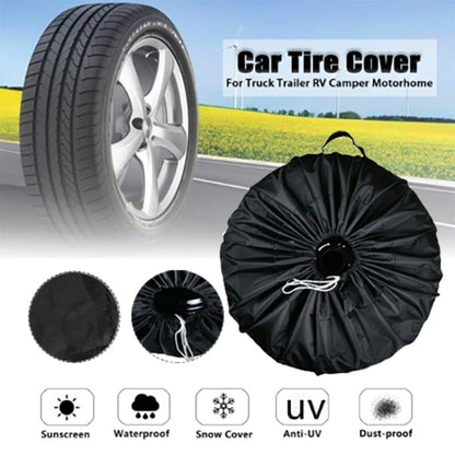 4PCS/Set L Waterproof and Dustproof Car Spare Tire Cover Tire Protector - Window Foils & Solar Protection by PMC Jewellery | Online Shopping South Africa | PMC Jewellery | Buy Now Pay Later Mobicred