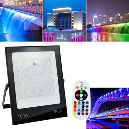 50W Colorful RGB Changing LED Flood Light With Remote Control - Floodlights by PMC Jewellery | Online Shopping South Africa | PMC Jewellery