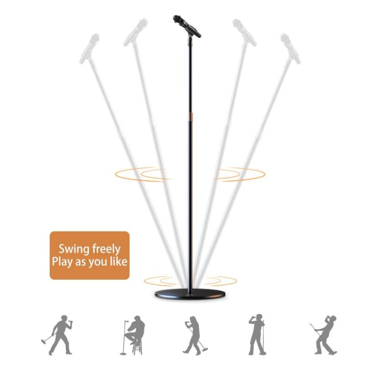 SSKY B10 Flexible Microphone Disc Stand Floor Mobile Phone Stand, Size: 1.6m - Stand by SSKY | Online Shopping South Africa | PMC Jewellery | Buy Now Pay Later Mobicred