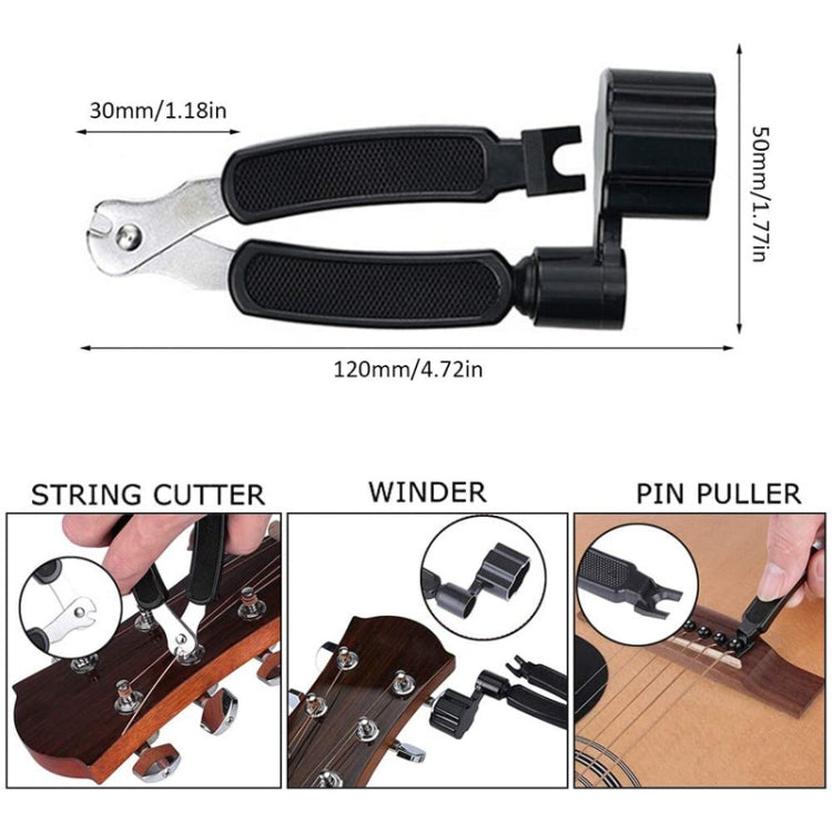 28 PCS / Set Folk Wood Bass Guitar Tuning Clip Tuner Instrument Set - Stringed Instruments by PMC Jewellery | Online Shopping South Africa | PMC Jewellery