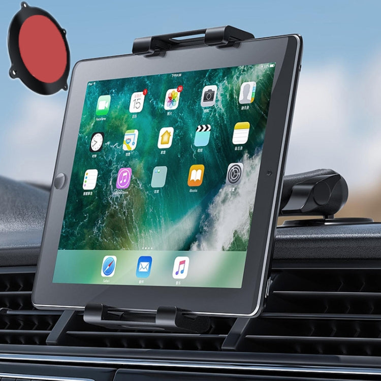 Multifunctional Car Dashboard Suction Cup Phone Clip Folding Holder, Model: KS06+Adhesive tray - Car Holders by PMC Jewellery | Online Shopping South Africa | PMC Jewellery | Buy Now Pay Later Mobicred