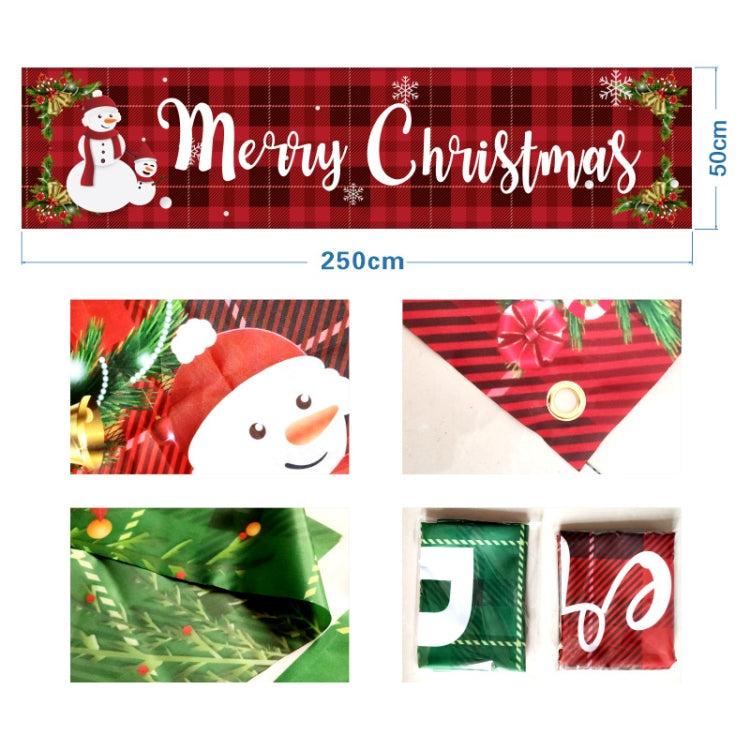 Christmas Patio Banner Party Decoration Supplies 50 x 250cm(Style 18) - Christmas Ornaments by PMC Jewellery | Online Shopping South Africa | PMC Jewellery