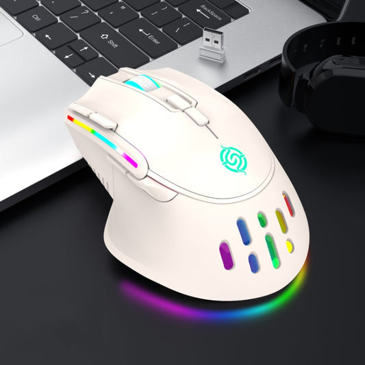 K-Snake BM520  9-button 3200DPI 2.4G RGB Wireless Dual-mode Gaming Mouse(White) - Wireless Mice by K-Snake | Online Shopping South Africa | PMC Jewellery | Buy Now Pay Later Mobicred