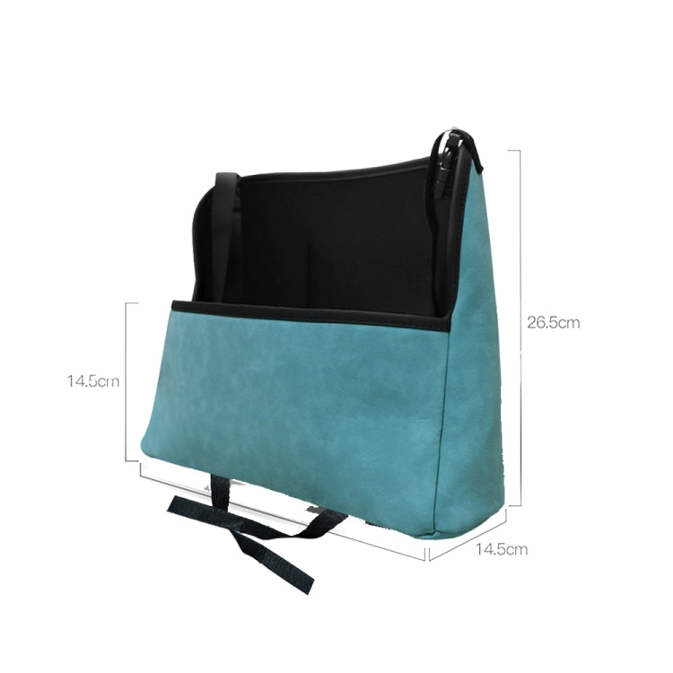 DE RAN FU Car Seat Storage Bag Chair Back Fur Leather Storage Bag(Blue) - Stowing Tidying by DE RAN FU | Online Shopping South Africa | PMC Jewellery | Buy Now Pay Later Mobicred