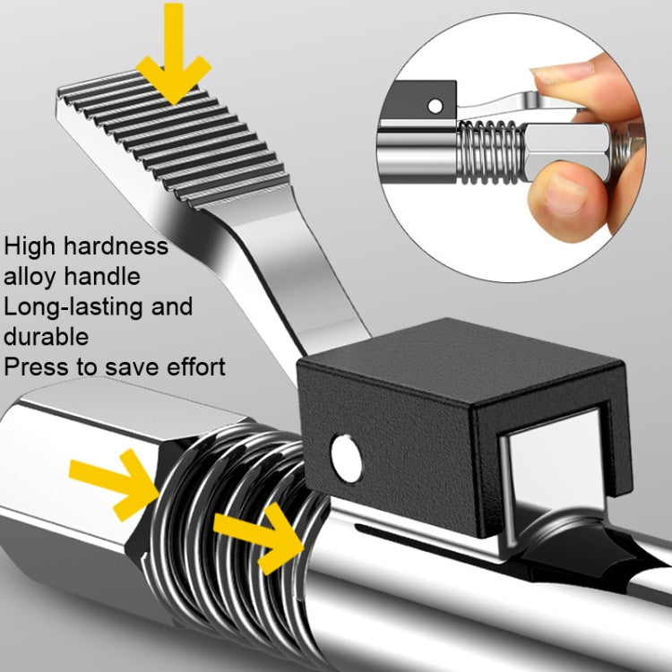 PC002 Lock Clamp Type High Pressure Grease Nozzle, Style: Butter Mouth+10 90 Degrees Heads - Other Tools by PMC Jewellery | Online Shopping South Africa | PMC Jewellery | Buy Now Pay Later Mobicred