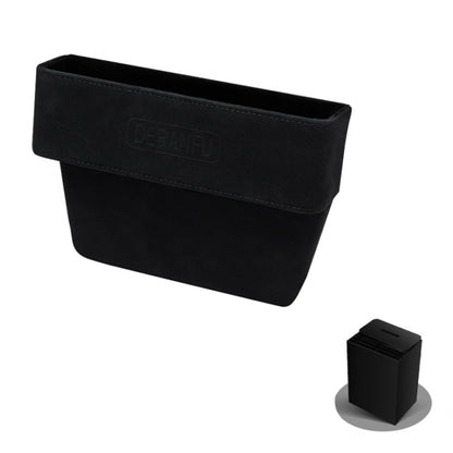 DE RAN FU Car Seat Storage Box Cup Holder Fur Citrine Phone Sundry Storage Box(Black) - Stowing Tidying by DE RAN FU | Online Shopping South Africa | PMC Jewellery | Buy Now Pay Later Mobicred