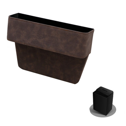 DE RAN FU Car Seat Storage Box Cup Holder Fur Citrine Phone Sundry Storage Box(Brown) - Stowing Tidying by DE RAN FU | Online Shopping South Africa | PMC Jewellery | Buy Now Pay Later Mobicred