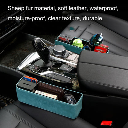 DE RAN FU Car Seat Storage Box Cup Holder Fur Citrine Phone Sundry Storage Box(Brown) - Stowing Tidying by DE RAN FU | Online Shopping South Africa | PMC Jewellery | Buy Now Pay Later Mobicred