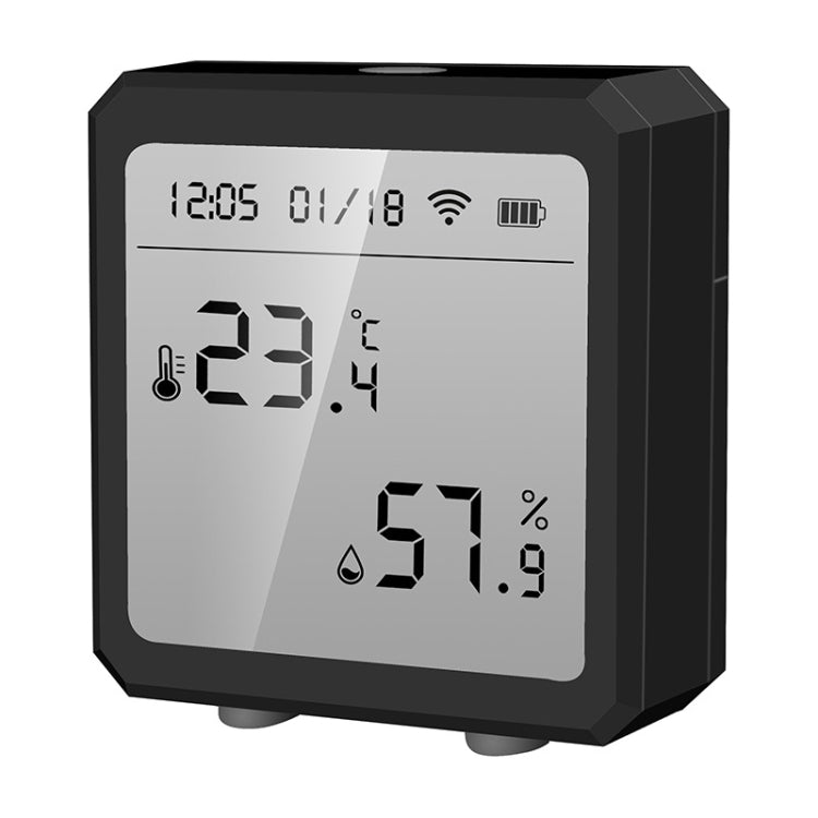 Wifi Temperature And Humidity Meter Sensor Equipment Smart Home Graffiti APP Temperature And Humidity Sensor(Black) - Smart Switch by PMC Jewellery | Online Shopping South Africa | PMC Jewellery | Buy Now Pay Later Mobicred