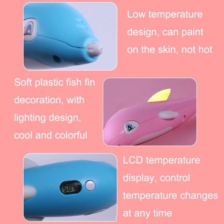 Children 3D Printing Pen Low Temperature Intelligent Screen Display Voice Drawing Pen, Style:, Color: 3 Colors (Pink) - 3D Printer by PMC Jewellery | Online Shopping South Africa | PMC Jewellery | Buy Now Pay Later Mobicred