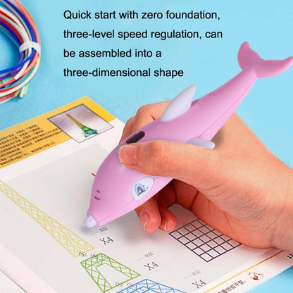 Children 3D Printing Pen Low Temperature Intelligent Screen Display Voice Drawing Pen, Style:, Color: 3 Colors (Pink) - 3D Printer by PMC Jewellery | Online Shopping South Africa | PMC Jewellery | Buy Now Pay Later Mobicred