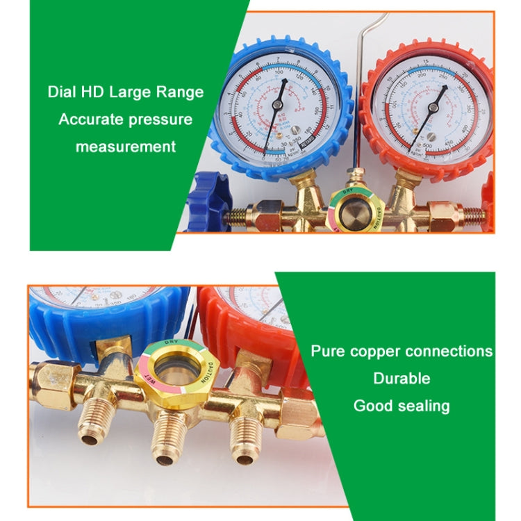 Car Air Conditioning Refrigeration Fluoridation Double Meter Valve(C) - Electronic Test by PMC Jewellery | Online Shopping South Africa | PMC Jewellery