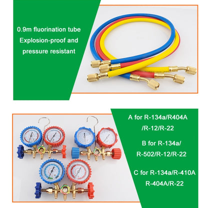 Car Air Conditioning Refrigeration Fluoridation Double Meter Valve(B) - Electronic Test by PMC Jewellery | Online Shopping South Africa | PMC Jewellery