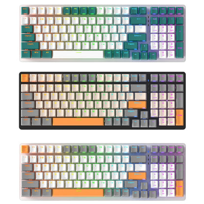 ZIYOU LANG  K3 100 Keys Game Glowing Wired Mechanical Keyboard, Cable Length: 1.5m, Style: Micro Light Version Green Axis - Wired Keyboard by ZIYOU LANG | Online Shopping South Africa | PMC Jewellery | Buy Now Pay Later Mobicred