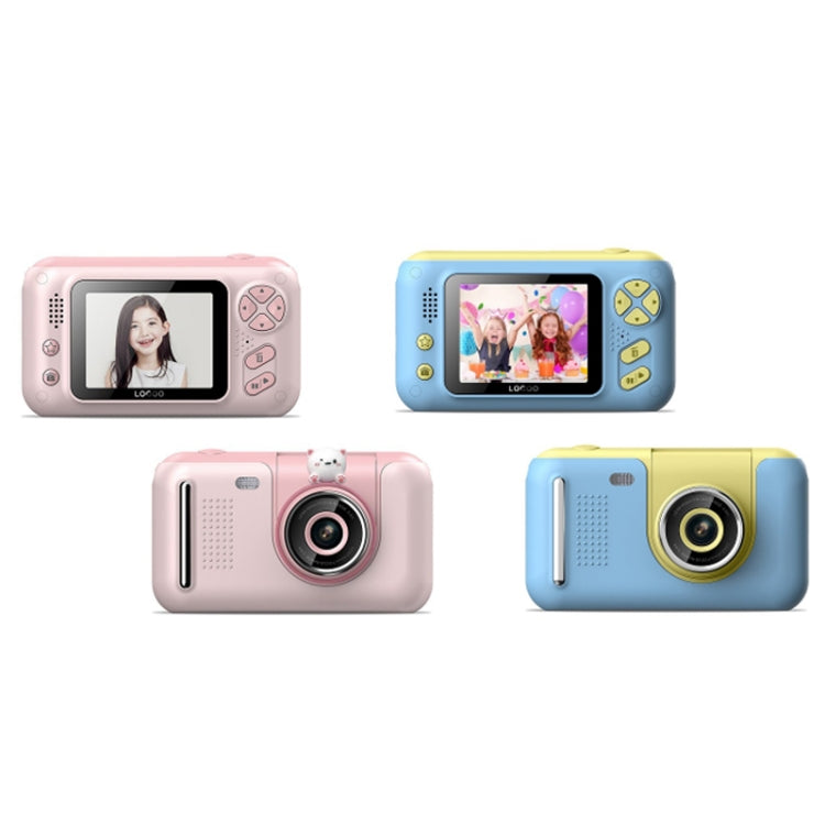 2.4 Inch Children HD Reversible Photo SLR Camera, Color: Pink + 32G Memory Card + Card Reader - Children Cameras by PMC Jewellery | Online Shopping South Africa | PMC Jewellery | Buy Now Pay Later Mobicred