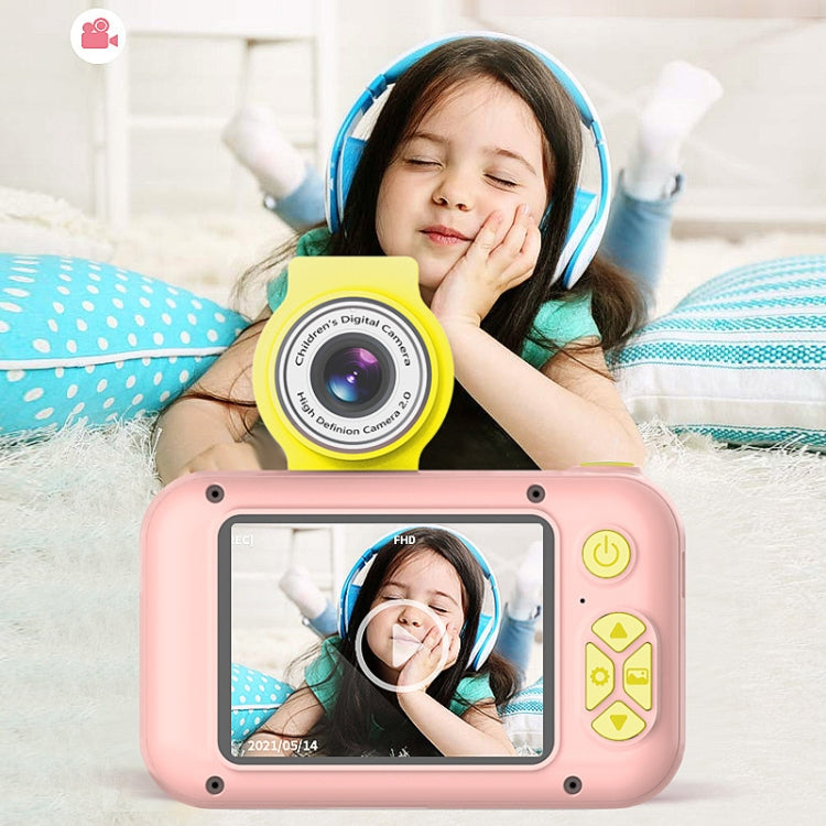 X101 Mini HD Lens Reversible Child Camera, Color: Pink - Children Cameras by PMC Jewellery | Online Shopping South Africa | PMC Jewellery | Buy Now Pay Later Mobicred