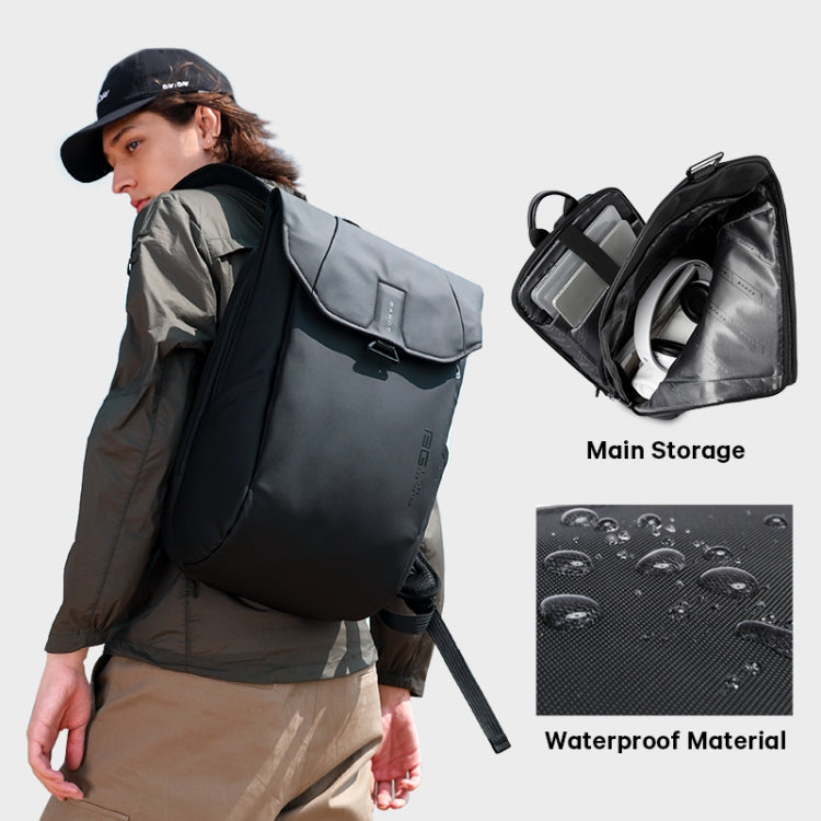 BANGE BG-2575  Anti theft Waterproof Laptop Backpack 15.6 Inch Daily Work Business Backpack(Black) - Backpack by BANGE | Online Shopping South Africa | PMC Jewellery | Buy Now Pay Later Mobicred