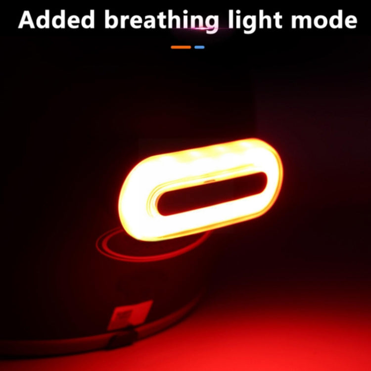 Helmet Blaster Warning Light Bicycle LED Rechargeable Tail Light(Black) - Decorative Lights by PMC Jewellery | Online Shopping South Africa | PMC Jewellery | Buy Now Pay Later Mobicred