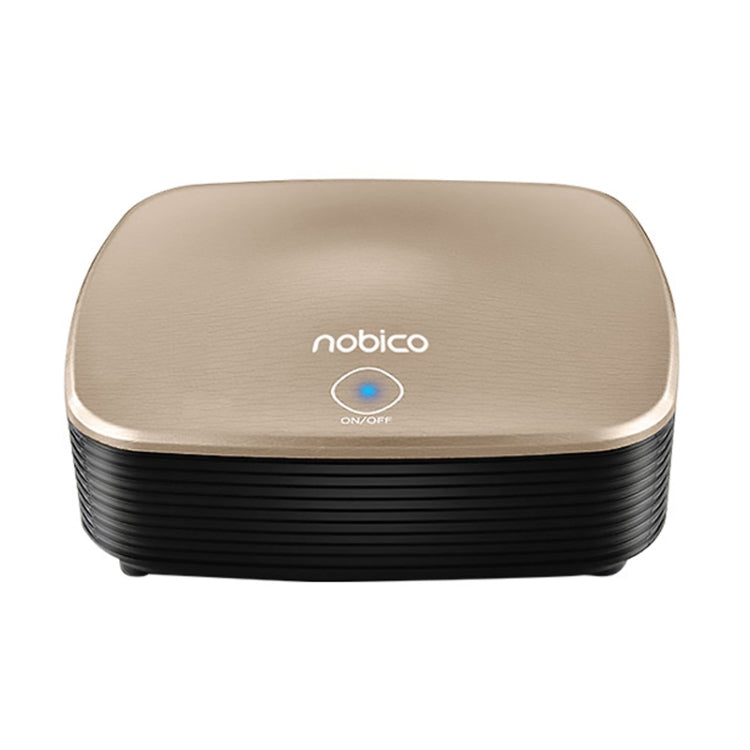 Nobico J007 USB Negative Ion Car Air Purifier, Style: English Modle(Water Pattern Gold) - Air Purifier by nobico | Online Shopping South Africa | PMC Jewellery | Buy Now Pay Later Mobicred