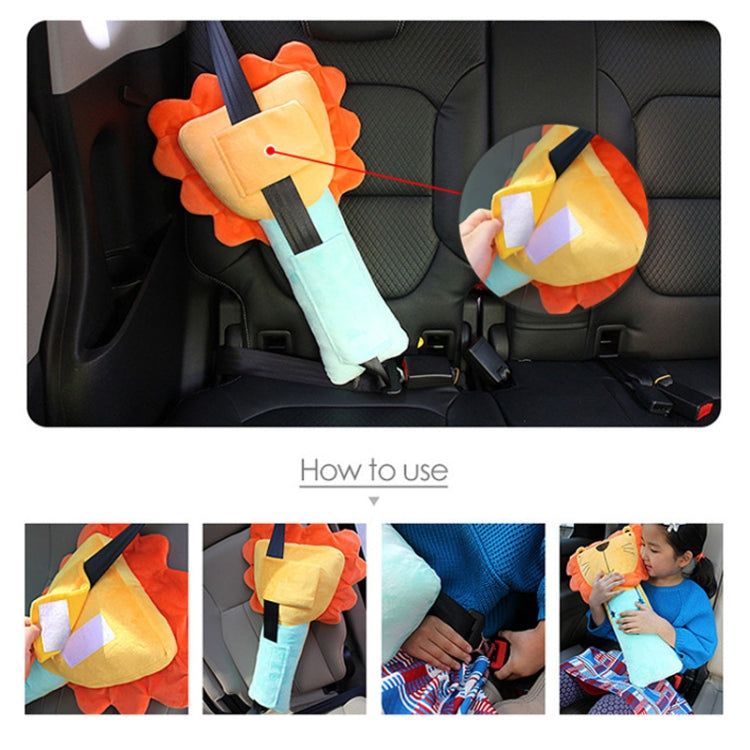 50cm Children Car Belt Cartoon Shoulder Protector Pillow(Pocket Rabbit) - Seat Belts & Padding by PMC Jewellery | Online Shopping South Africa | PMC Jewellery | Buy Now Pay Later Mobicred