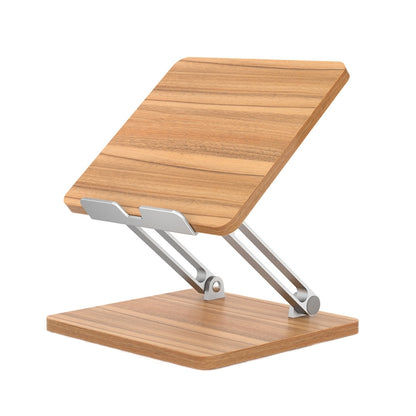 AP-2DP Desktop Liftable Wooden Tablet Laptop Support Stand(Darkwood) - Laptop Stand by PMC Jewellery | Online Shopping South Africa | PMC Jewellery | Buy Now Pay Later Mobicred