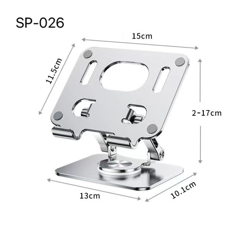 SP-026 360-degree Rotating Universal Desktop Tablet Folding Bracket(Gray) - Laptop Stand by PMC Jewellery | Online Shopping South Africa | PMC Jewellery | Buy Now Pay Later Mobicred