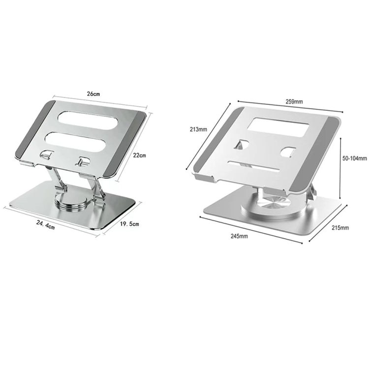 Multifunctional Desktop Foldable Rotating Laptop Cooling Bracket, Spec: SP-086 (Silver) - Laptop Stand by PMC Jewellery | Online Shopping South Africa | PMC Jewellery | Buy Now Pay Later Mobicred