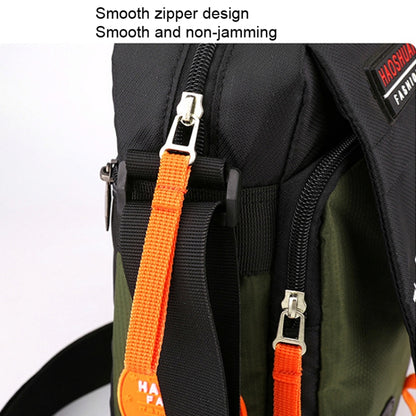 HAOSHUAI 206 Men Crossbody Bag Sports Casual Shoulder Bag(Brick Red) - Crossbody Bags by HAOSHUAI | Online Shopping South Africa | PMC Jewellery