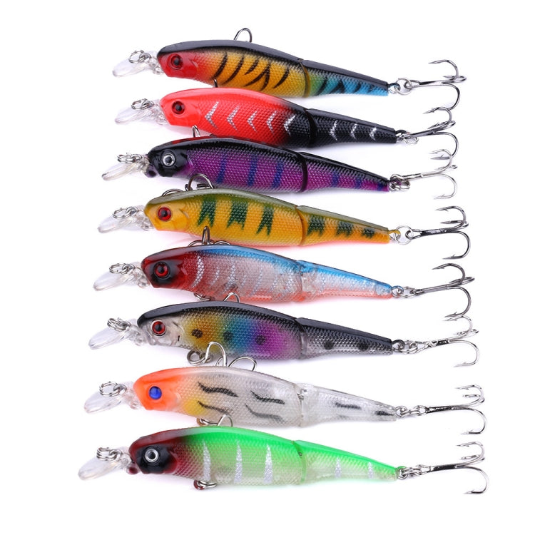 HENGJIA JM010 9cm 7g 2 Sections Bionic Bait With Beads Diving Mino Fake Bait(5) - Fishing Lures by HENGJIA | Online Shopping South Africa | PMC Jewellery