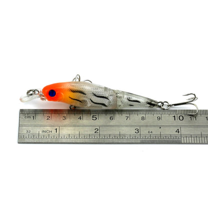 HENGJIA JM010 9cm 7g 2 Sections Bionic Bait With Beads Diving Mino Fake Bait(5) - Fishing Lures by HENGJIA | Online Shopping South Africa | PMC Jewellery