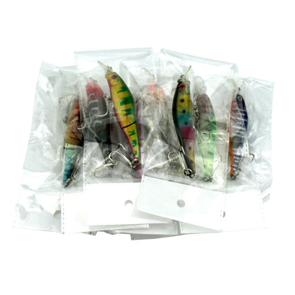 HENGJIA JM010 9cm 7g 2 Sections Bionic Bait With Beads Diving Mino Fake Bait(4) - Fishing Lures by HENGJIA | Online Shopping South Africa | PMC Jewellery