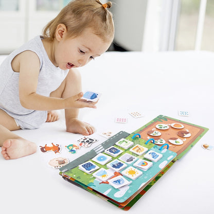 Children Early Teaching Cartoon Intelligence Development Toys Repeatedly Paste Book(Traffic) - Early Education Toys by PMC Jewellery | Online Shopping South Africa | PMC Jewellery