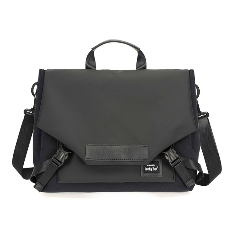 LUCKYBAT Laptop Bag Airbag Anti-drop Crossbody Handbag, Size: S 13.3-16 Inch(Pure Black) - 15 inch by PMC Jewellery | Online Shopping South Africa | PMC Jewellery | Buy Now Pay Later Mobicred