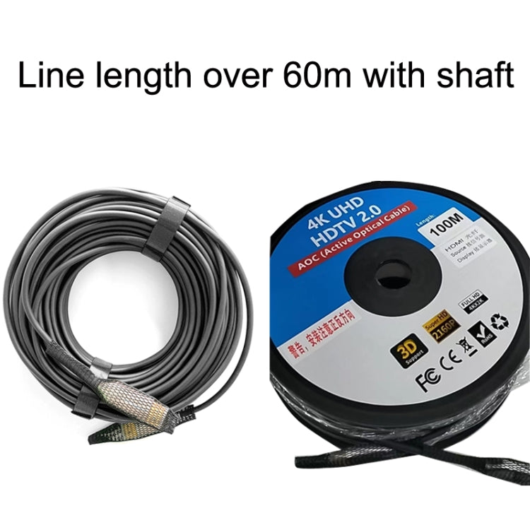 2.0 Version HDMI Fiber Optical Line 4K Ultra High Clear Line Monitor Connecting Cable, Length: 10m(White) - Cable by PMC Jewellery | Online Shopping South Africa | PMC Jewellery