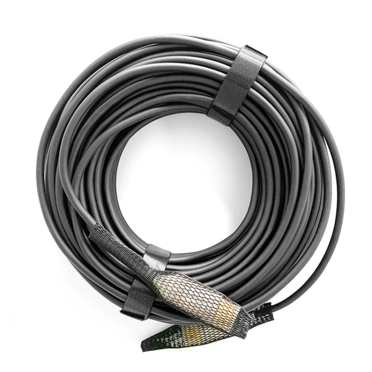 2.0 Version HDMI Fiber Optical Line 4K Ultra High Clear Line Monitor Connecting Cable, Length: 15m(White) - Cable by PMC Jewellery | Online Shopping South Africa | PMC Jewellery