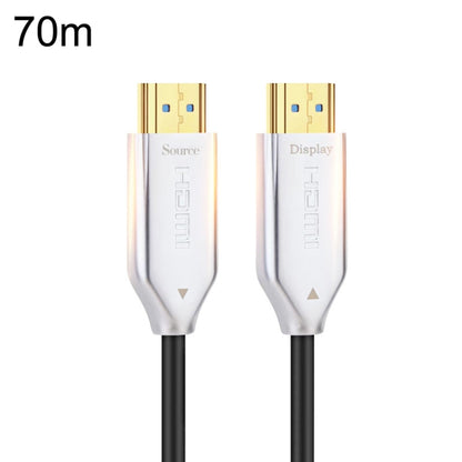 2.0 Version HDMI Fiber Optical Line 4K Ultra High Clear Line Monitor Connecting Cable, Length: 70m With Shaft(White) - Cable by PMC Jewellery | Online Shopping South Africa | PMC Jewellery | Buy Now Pay Later Mobicred