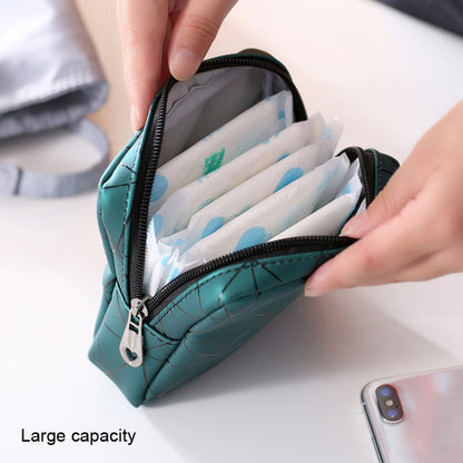 XH8214 Portable Sanitary Napkin Storage Bag Large Capacity Waterproof Coin Bag(Black) - Storage Bags by PMC Jewellery | Online Shopping South Africa | PMC Jewellery