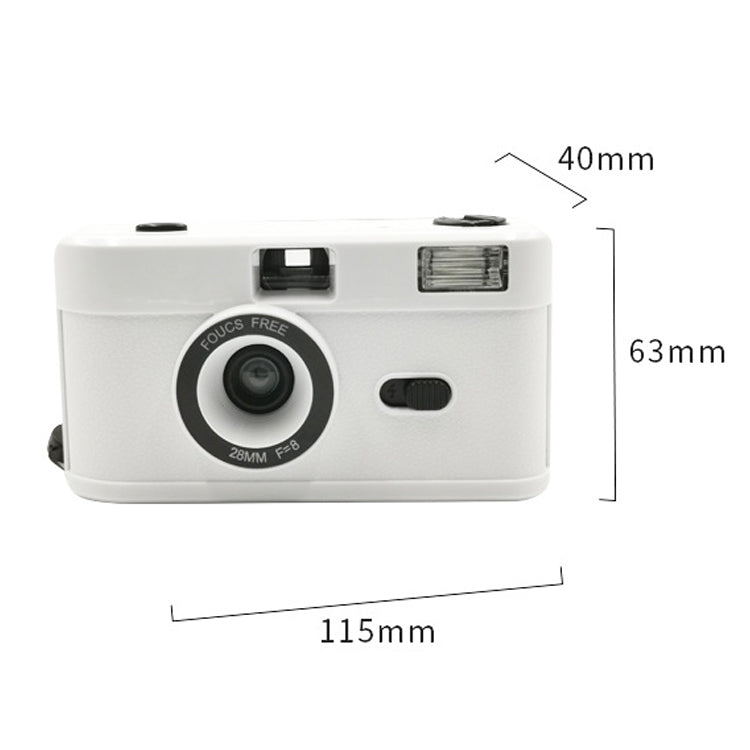 R2-FILM Retro Manual Reusable Film Camera for Children without Film(White) - Children Cameras by PMC Jewellery | Online Shopping South Africa | PMC Jewellery | Buy Now Pay Later Mobicred