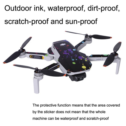 Sunnylife MM2-TZ452 For DJI Mini 2 Waterproof PVC Drone Body + Arm + Remote Control Decorative Protective Stickers Set(Watercolor Splash Ink) - Stickers by Sunnylife | Online Shopping South Africa | PMC Jewellery | Buy Now Pay Later Mobicred