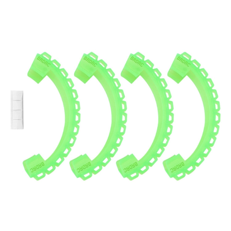 For DJI Avata BRDRC-9604 4pcs Drone Propeller TPU Protective Guard UAV Bumper Anti-collision Ring Cover(Green) -  by BRDRC | Online Shopping South Africa | PMC Jewellery