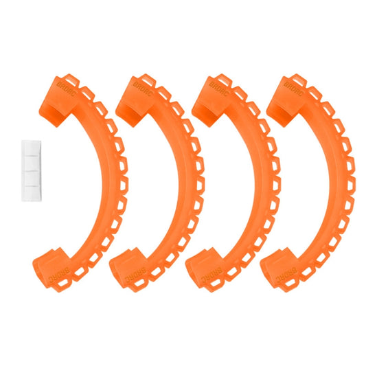 For DJI Avata BRDRC-9604 4pcs Drone Propeller TPU Protective Guard UAV Bumper Anti-collision Ring Cover(Orange) -  by BRDRC | Online Shopping South Africa | PMC Jewellery | Buy Now Pay Later Mobicred