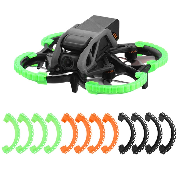 For DJI Avata BRDRC-9604 4pcs Drone Propeller TPU Protective Guard UAV Bumper Anti-collision Ring Cover(Green) -  by BRDRC | Online Shopping South Africa | PMC Jewellery