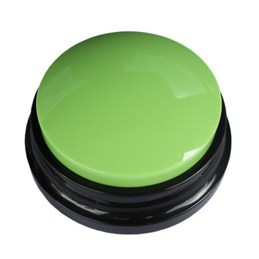 Pet Communication Button Dog Vocal Box Recording Vocalizer, Style: Recording Model(Green) - Training Aids by PMC Jewellery | Online Shopping South Africa | PMC Jewellery | Buy Now Pay Later Mobicred
