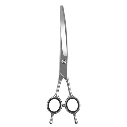 Pet Grooming Scissors Dog Cat Hair Trimming Haircutting Tools, Style: 7.0 inch Curved Shears - Scissors by PMC Jewellery | Online Shopping South Africa | PMC Jewellery