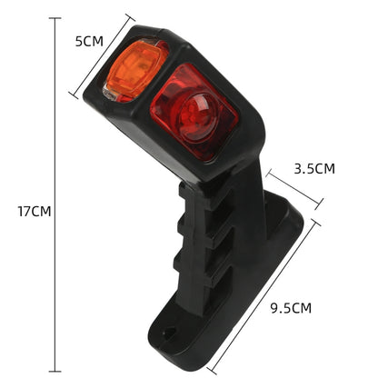 MK-216 1pair 12-24V 9LED Side Marker Lighting Outline Marker Truck Light Trailer Side Marker Lights(As Show) - Clearance Lights by PMC Jewellery | Online Shopping South Africa | PMC Jewellery | Buy Now Pay Later Mobicred