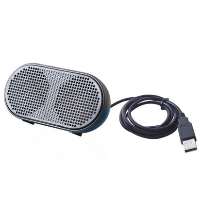 5002 USB Sound Card Computer Small Speakers Mini Desktop Audio(Black) -  by PMC Jewellery | Online Shopping South Africa | PMC Jewellery | Buy Now Pay Later Mobicred