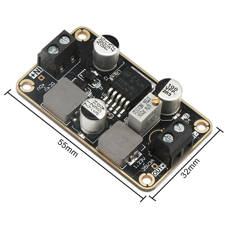 LM2596-ADJ DC-DC Adjustable Step-Down Power Module 4V-40V To 1.23-35V 3A Stereotype Board(As Show) - Other Accessories by PMC Jewellery | Online Shopping South Africa | PMC Jewellery | Buy Now Pay Later Mobicred