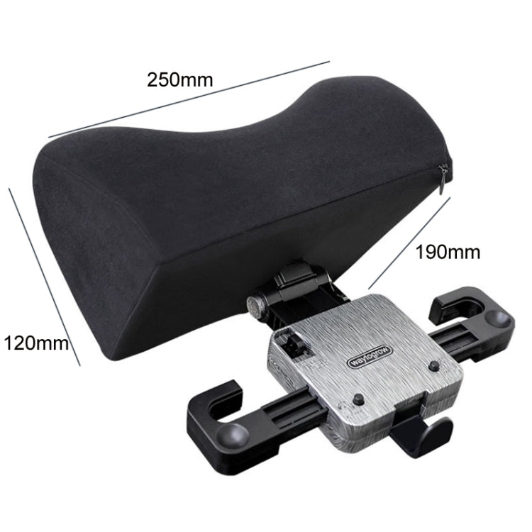 A09 5D Car Universal Adjustment U-shaped Memory Foam Headrest, Color: Black - Seat Accessories by PMC Jewellery | Online Shopping South Africa | PMC Jewellery | Buy Now Pay Later Mobicred