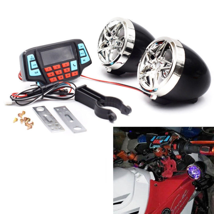 Motorcycle Aluminum Alloy Bluetooth Audio MP3 With Display - Others by PMC Jewellery | Online Shopping South Africa | PMC Jewellery | Buy Now Pay Later Mobicred